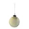 Hello Honey® 5" Antique Gold Finish Glass Seeded Ball Ornament